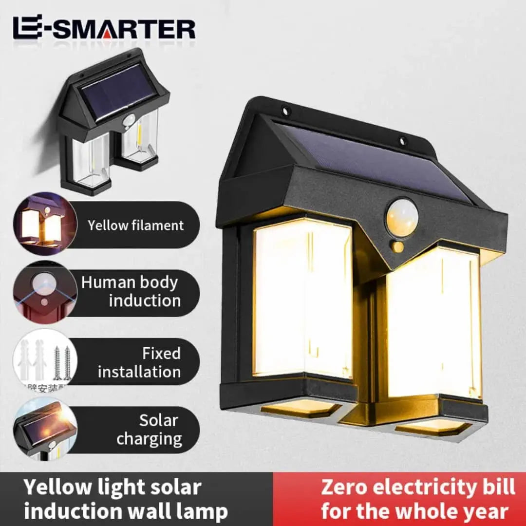 Lampe Solaire Double-Tête.